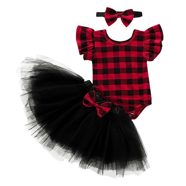 newborn girl christmas plaids party clothing fly sleeve bodysuit tutu skirt 3pcs xmas outfit baby jumpsuit girl bow headband d20 q1111, White
newborn girl christmas plaids party clothing fly sleeve bodysuit tutu skirt 3pcs xmas outfit baby jumpsuit girl bow headband d20 q1111, White