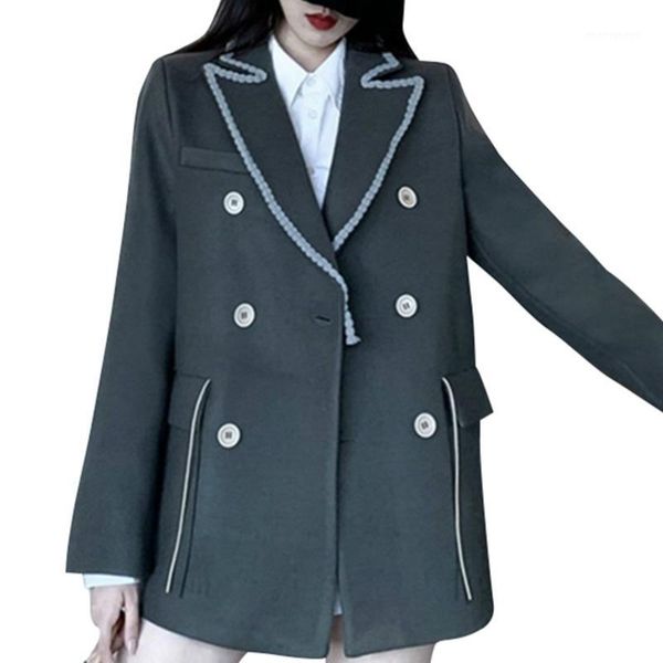 women's suits & blazers winter clothes women vintage woolen blazer high grade sense style double breasted suit women's1, White;black
women's suits & blazers winter clothes women vintage woolen blazer high grade sense style double breasted suit women's1, White;black