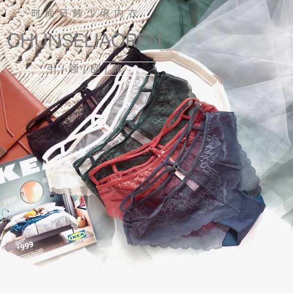 hollow out lace mesh low waist cotton crotch women's underwear no bondage comfortable mature girl japanese and korean series, Black;pink
hollow out lace mesh low waist cotton crotch women's underwear no bondage comfortable mature girl japanese and korean series, Black;pink