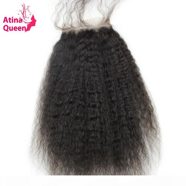 atina queen kinky straight closures 4x4 lace closure with baby hair italian coarse afro remy human hair products ing, Black
atina queen kinky straight closures 4x4 lace closure with baby hair italian coarse afro remy human hair products ing, Black