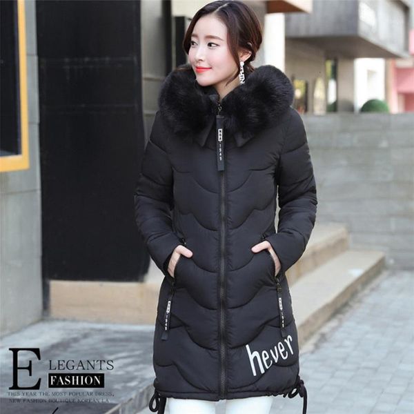 2019 new oversized coats thick winter jacket women hooded fur collar down cotton coat long jacket female parkas mujer coats1, Black
2019 new oversized coats thick winter jacket women hooded fur collar down cotton coat long jacket female parkas mujer coats1, Black