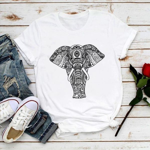 artistic mandala elephant cute t shirt women summer new white casual cool tshirt femme vintage streetwear t shirt
artistic mandala elephant cute t shirt women summer new white casual cool tshirt femme vintage streetwear t shirt