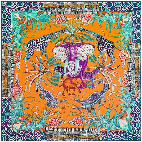130cm*130cm women fashion twill silk euro brand animal elephant and giraffe square scarf horse print femal wrap, Blue;gray
130cm*130cm women fashion twill silk euro brand animal elephant and giraffe square scarf horse print femal wrap, Blue;gray