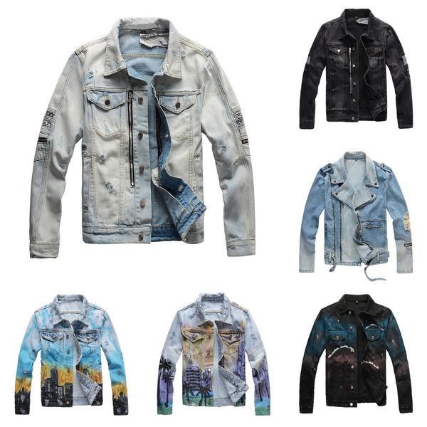 new street fashion graffiti hiphop rap jean jackets for men spring autumn clothing wear coats arman punk denim windbreaker slim fit jacket, Black
new street fashion graffiti hiphop rap jean jackets for men spring autumn clothing wear coats arman punk denim windbreaker slim fit jacket, Black