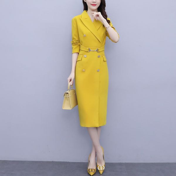 yellow womens black business spring plus size -5xl ladies work wear thin belt casual dress pbnj, Black;gray
yellow womens black business spring plus size -5xl ladies work wear thin belt casual dress pbnj, Black;gray