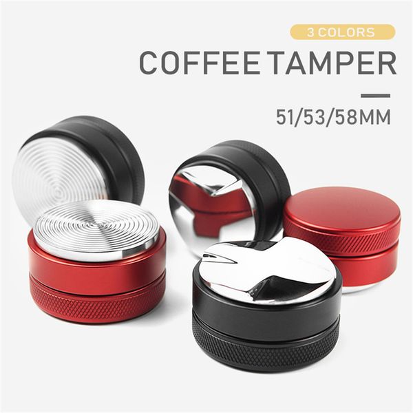 51/53/58/58.3mm adjustable 304 stainless steel coffee espresso tamper macaron convex three angled slopes base distribution tools q0109
51/53/58/58.3mm adjustable 304 stainless steel coffee espresso tamper macaron convex three angled slopes base distribution tools q0109