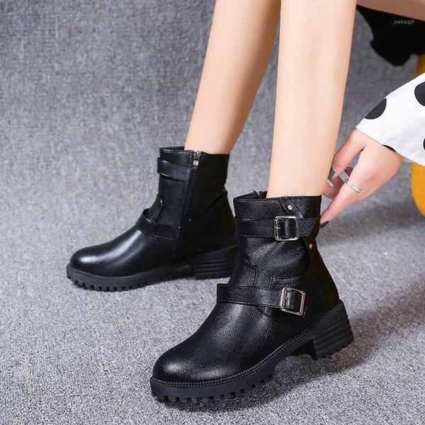 boots women ankle zipper buckle strap pu leather cone heels ladies shoes woman fashion footwear female autumn casual party boots1, Black
boots women ankle zipper buckle strap pu leather cone heels ladies shoes woman fashion footwear female autumn casual party boots1, Black