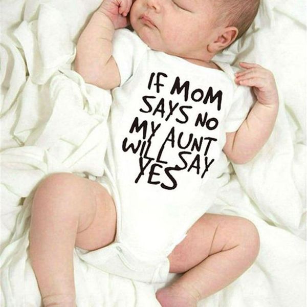 jumpsuits if mom says no my aunt will say yes funny born baby romper infant cotton short sleeve girl boy clothes 0-24m1, Blue
jumpsuits if mom says no my aunt will say yes funny born baby romper infant cotton short sleeve girl boy clothes 0-24m1, Blue