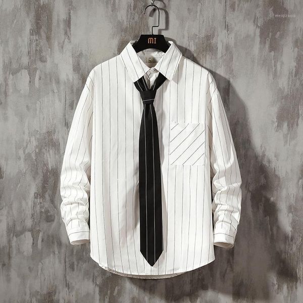 2020 new style fashion male autumn pure cotton striped long-sleeve shirts/men's lapel smart casual shirts s-5xl1, White;black
2020 new style fashion male autumn pure cotton striped long-sleeve shirts/men's lapel smart casual shirts s-5xl1, White;black