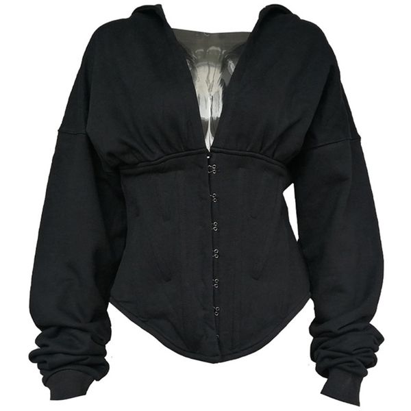 women hoodies sweatshirt autumn winter casual hoodie sweat pullover tracksuit streetwear high street 201210, Black
women hoodies sweatshirt autumn winter casual hoodie sweat pullover tracksuit streetwear high street 201210, Black