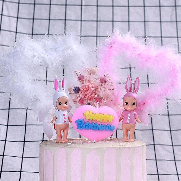 net red with the same white feather heart-shaped love cake plug-in birthday wedding baking cake decoration supplies
net red with the same white feather heart-shaped love cake plug-in birthday wedding baking cake decoration supplies