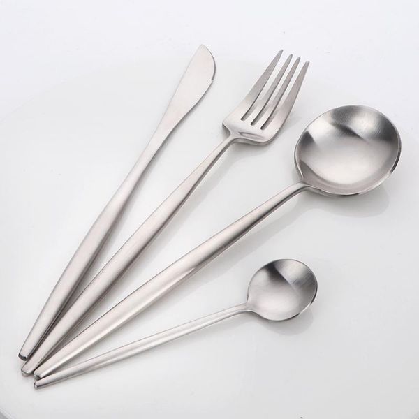 flatware sets factory 4pcs silver beautiful titanium tableware for home 18/10 stainless steel kitchen products teaspoons spoons knife forks
flatware sets factory 4pcs silver beautiful titanium tableware for home 18/10 stainless steel kitchen products teaspoons spoons knife forks