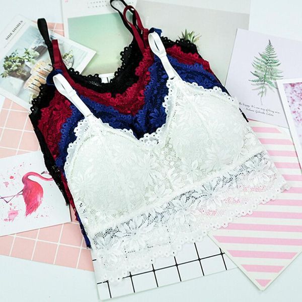 bras padded bralette deep v lace for women fashion wireless bra 4 colors summer crop girls backless lingerie size1, Red;black
bras padded bralette deep v lace for women fashion wireless bra 4 colors summer crop girls backless lingerie size1, Red;black