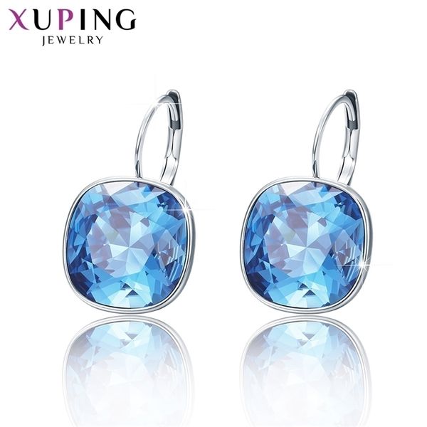 xuping jewelry luxury style rhodium plated earring with colorful crystal for women valentine's gifts a00615948 220210, Silver
xuping jewelry luxury style rhodium plated earring with colorful crystal for women valentine's gifts a00615948 220210, Silver