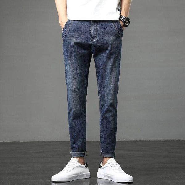 men's jeans 2021 spring stretch straight casual classic style fashion trousers male leisure trends personality pants, Blue
men's jeans 2021 spring stretch straight casual classic style fashion trousers male leisure trends personality pants, Blue