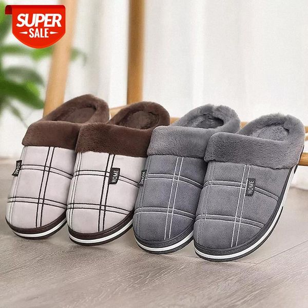 men's shoes slippers with fur home winter slippers indoor suede gingham plush 2021 new non slip large size 50 for men #u451, Black
men's shoes slippers with fur home winter slippers indoor suede gingham plush 2021 new non slip large size 50 for men #u451, Black