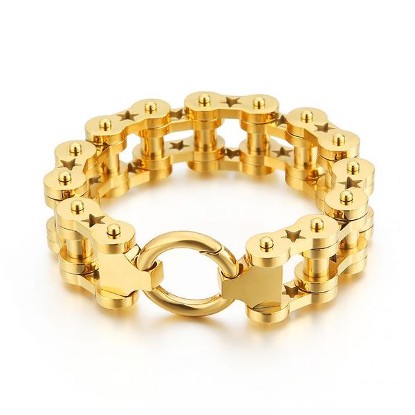 link, chain fashion men silver color black gold engine bike steel star rock locomotive bicycle bracelets jewelry
link, chain fashion men silver color black gold engine bike steel star rock locomotive bicycle bracelets jewelry