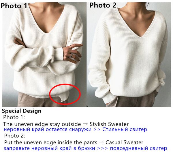 colorfaith autumn winter women's knitwear v-neck minimalist korean irregular hem knitted casual sweaters sw8112 200924, White;black
colorfaith autumn winter women's knitwear v-neck minimalist korean irregular hem knitted casual sweaters sw8112 200924, White;black