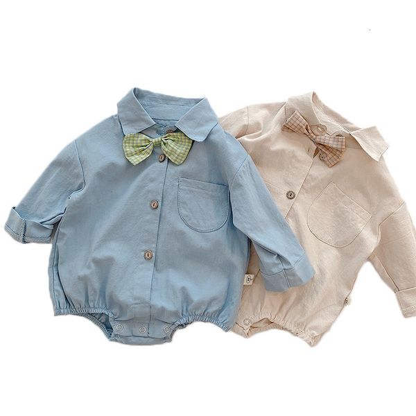 2021 new baby boys gentleman bodysuits clothes toddler lapel button long sleeve bodysuit bow tie for children solid color jumpsuit 7cui, Blue
2021 new baby boys gentleman bodysuits clothes toddler lapel button long sleeve bodysuit bow tie for children solid color jumpsuit 7cui, Blue