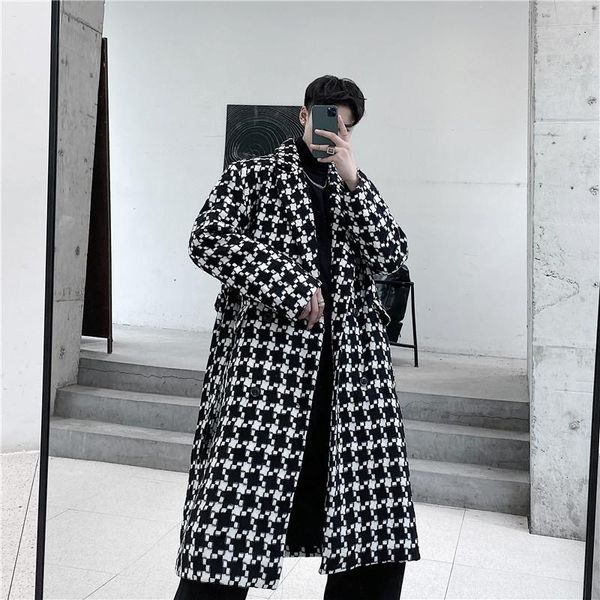men's trench coats male women streetwear vintage casual loose trenchcoat outerwear men belt woolen thicken long plaid coat overcoat, Tan;black
men's trench coats male women streetwear vintage casual loose trenchcoat outerwear men belt woolen thicken long plaid coat overcoat, Tan;black