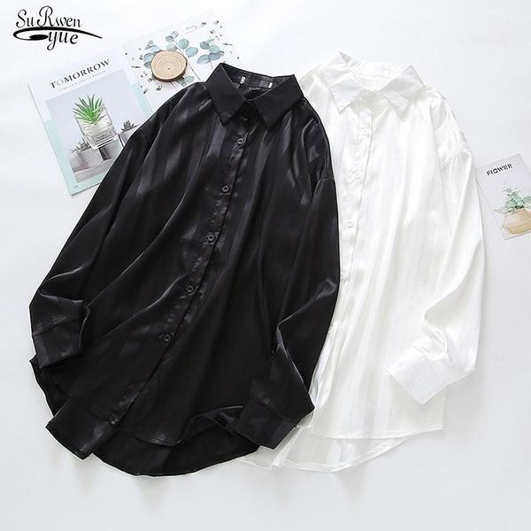autumn new loose long sleeve shirts for women lapel casual solid ladies striped plus size korean white blouse femme 124221
autumn new loose long sleeve shirts for women lapel casual solid ladies striped plus size korean white blouse femme 124221