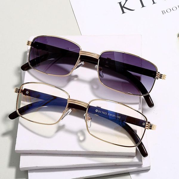 sunglasses fashion clear small rectangle men luxury women metal square wood glasses frame eyewear uv400 gafas de sol mujer, White;black
sunglasses fashion clear small rectangle men luxury women metal square wood glasses frame eyewear uv400 gafas de sol mujer, White;black