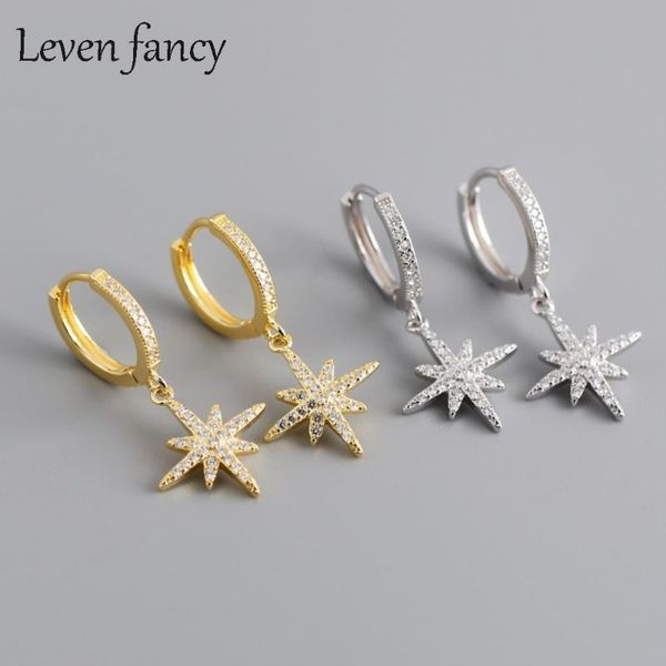hoop & huggie gold shinny octagonal star s925 sterling silver drops charm cz zircon earrings circle, Golden;silver
hoop & huggie gold shinny octagonal star s925 sterling silver drops charm cz zircon earrings circle, Golden;silver