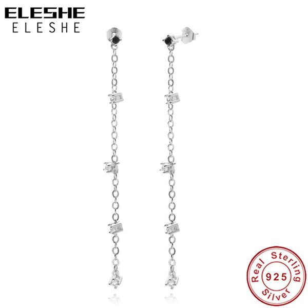 eleshe new fashion long earrings 925 sterling silver tassel drop earrings for women wedding engagement jewelry christmas gift
eleshe new fashion long earrings 925 sterling silver tassel drop earrings for women wedding engagement jewelry christmas gift