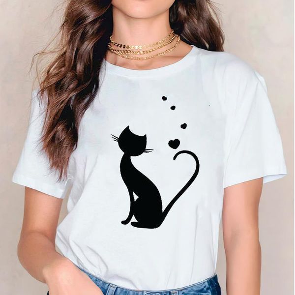 женщины футболки t вершина рубашка кошка любовь одежда 90s trend cat streetwear женская печать леди женская графическая женская tee футболка, White
женщины футболки t вершина рубашка кошка любовь одежда 90s trend cat streetwear женская печать леди женская графическая женская tee футболка, White