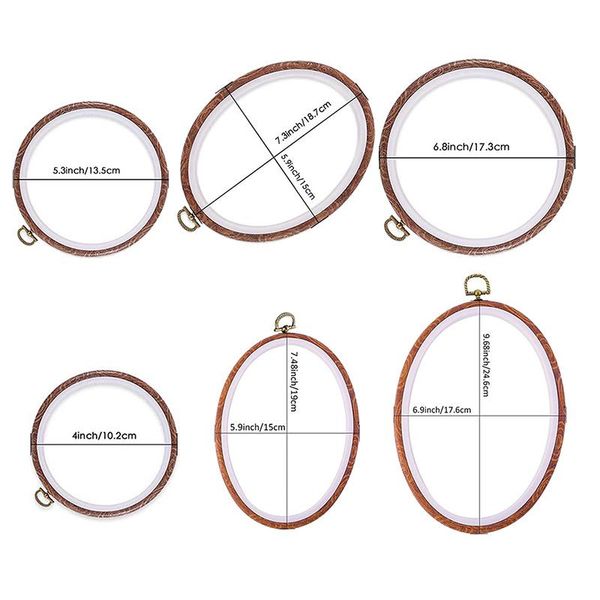sewing notions & tools 10.2cm-24.6cm tool round embroidery hoops frame set plastic hoop rings for diy cross stitch needle craft, Black
sewing notions & tools 10.2cm-24.6cm tool round embroidery hoops frame set plastic hoop rings for diy cross stitch needle craft, Black