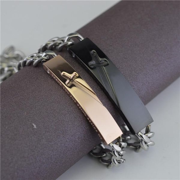 link, chain vintage 10mm cross couple bracelets for men women accessories fashion black stainless steel jewelry wristband christmas gift
link, chain vintage 10mm cross couple bracelets for men women accessories fashion black stainless steel jewelry wristband christmas gift