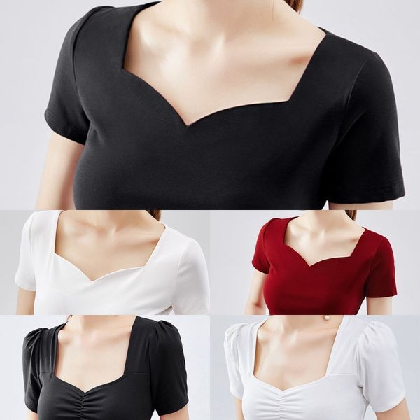 envwx t-shirt red chicken for collar short coat chelizi sleeve t-shirt heart women95 cotton2020 summer slim fitting women's with coll, White
envwx t-shirt red chicken for collar short coat chelizi sleeve t-shirt heart women95 cotton2020 summer slim fitting women's with coll, White