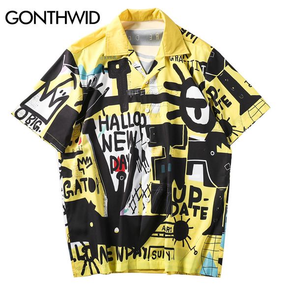 hip hop graffiti hawaiian aloha fancy beach shirts streetwear 2020 summer mens casual camp holiday dress shirts male, White;black
hip hop graffiti hawaiian aloha fancy beach shirts streetwear 2020 summer mens casual camp holiday dress shirts male, White;black