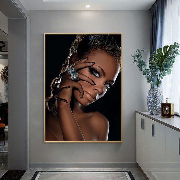 modern african nude woman indian portrait canvas painting posters and prints scandinavian wall art picture for living room decor
modern african nude woman indian portrait canvas painting posters and prints scandinavian wall art picture for living room decor