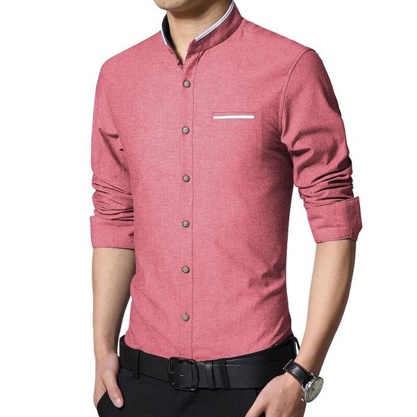 men's casual shirts 2021 fashion men shirt long sleeve stand collar slim fit korean business mens dress clothes 5xl, White;black
men's casual shirts 2021 fashion men shirt long sleeve stand collar slim fit korean business mens dress clothes 5xl, White;black