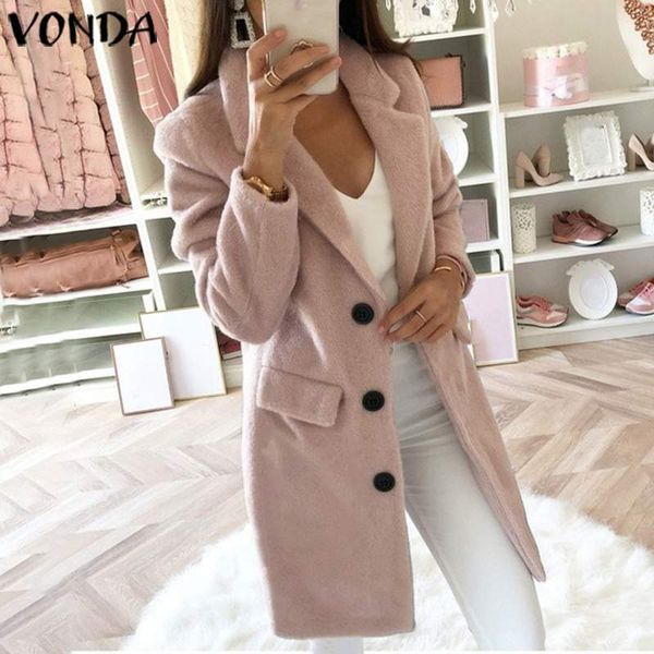 vonda 2020 women autumn winter slim trench casual button pockets solid long windbreaker vintage blends coats plus size outerwear 1026, Tan;black
vonda 2020 women autumn winter slim trench casual button pockets solid long windbreaker vintage blends coats plus size outerwear 1026, Tan;black
