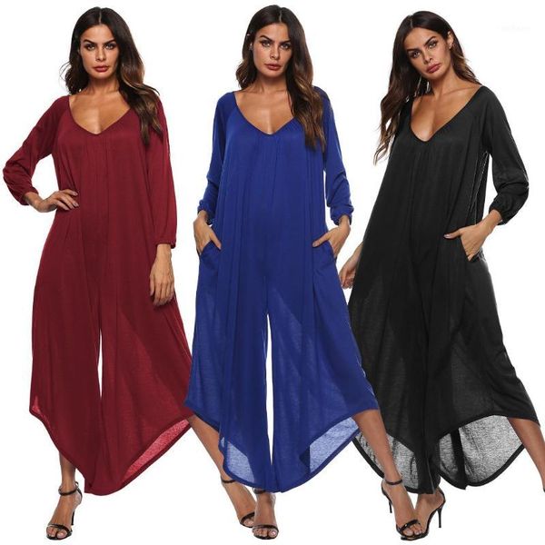 origional autumn clothing new products-deep-v backless irregular wide-leg onesie a90051, Black;white
origional autumn clothing new products-deep-v backless irregular wide-leg onesie a90051, Black;white
