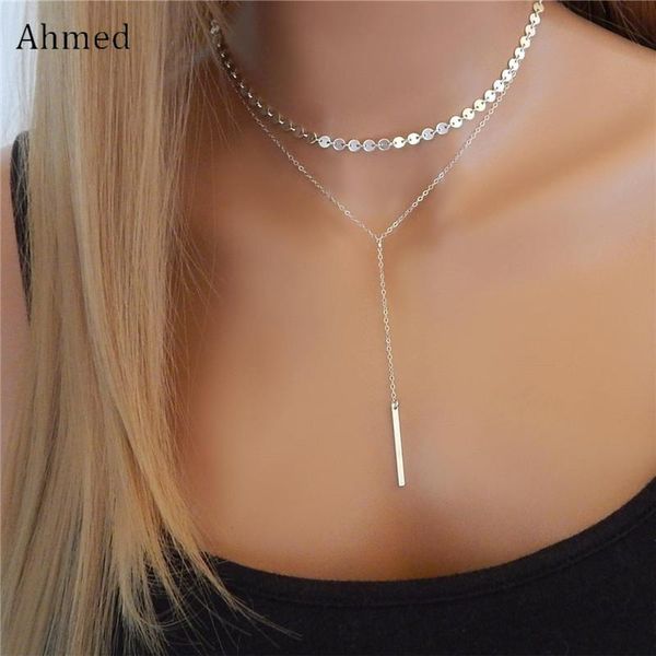 femme straight кисточкой для блестки заявление двойной ahmed ожерелье collier мода бар женщины медный плетеный новые ювелирные изделия tsetg, Silver
femme straight кисточкой для блестки заявление двойной ahmed ожерелье collier мода бар женщины медный плетеный новые ювелирные изделия tsetg, Silver