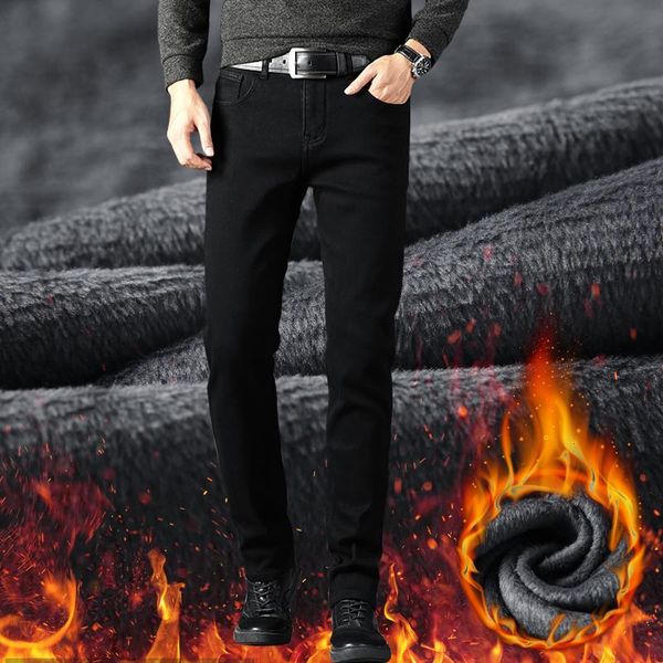 men's jeans plus size 42 44 46 men warm thick 2021 winter style business fashion slim fit stretch black jean trousers brand pants, Blue
men's jeans plus size 42 44 46 men warm thick 2021 winter style business fashion slim fit stretch black jean trousers brand pants, Blue