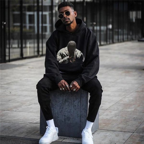 2021 new oversized kanye west hoodie men women hip-hop character print pullover sweatshirts streetwear 5xw6, Black
2021 new oversized kanye west hoodie men women hip-hop character print pullover sweatshirts streetwear 5xw6, Black