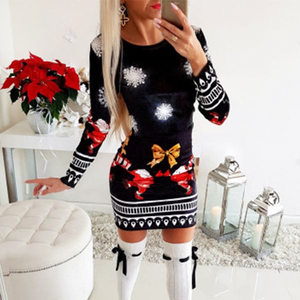 christmas bodycon dresses for women fashion knitted print woman dress long sleeve autumn winter clothing for female d30 201125, Black;gray
christmas bodycon dresses for women fashion knitted print woman dress long sleeve autumn winter clothing for female d30 201125, Black;gray