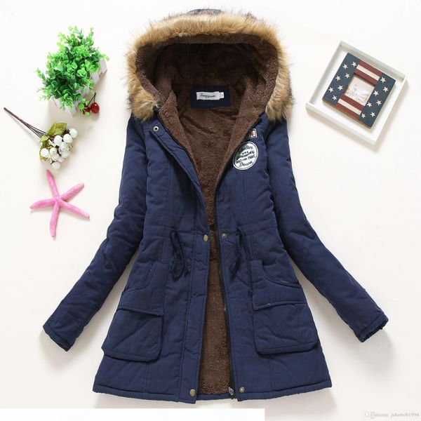 2016 женщины мода хлопок parka пальто зимний открытый повседневный теплый утолщение меховой воротник wadded верхняя одежда длинные рукава с, Black
2016 женщины мода хлопок parka пальто зимний открытый повседневный теплый утолщение меховой воротник wadded верхняя одежда длинные рукава с, Black