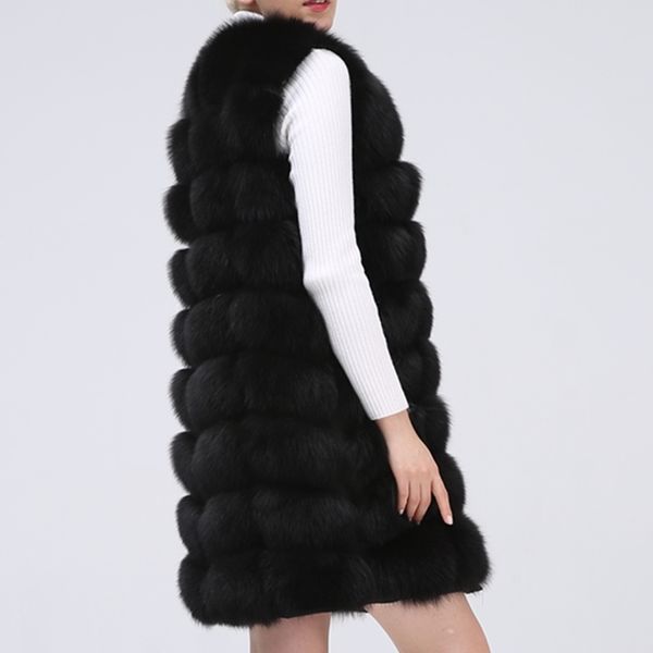 natural for female waistcoat long coats real fur coat fox vest jacket lj201203, Black
natural for female waistcoat long coats real fur coat fox vest jacket lj201203, Black