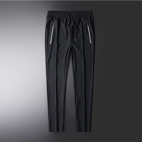summer new men's sports pants, leisure ice silk ultra thin capris, quick drying air conditioning large size leggings, Black
summer new men's sports pants, leisure ice silk ultra thin capris, quick drying air conditioning large size leggings, Black