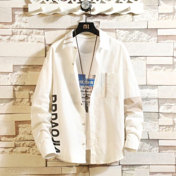 весна 2020 новая кнопка кнопка рубашка shirtlarge воротник с длинным рукавом мужская корейский моды случайные свободные рубашки печатных joi, Blue
весна 2020 новая кнопка кнопка рубашка shirtlarge воротник с длинным рукавом мужская корейский моды случайные свободные рубашки печатных joi, Blue