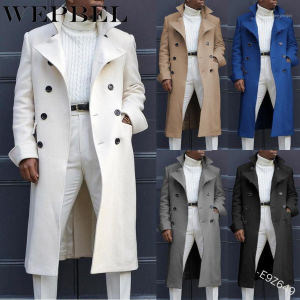 wepbel men's fashion solid color loose trench autumn winter casual long sleeve double breasted turn-down collar long coat1, Tan;black
wepbel men's fashion solid color loose trench autumn winter casual long sleeve double breasted turn-down collar long coat1, Tan;black