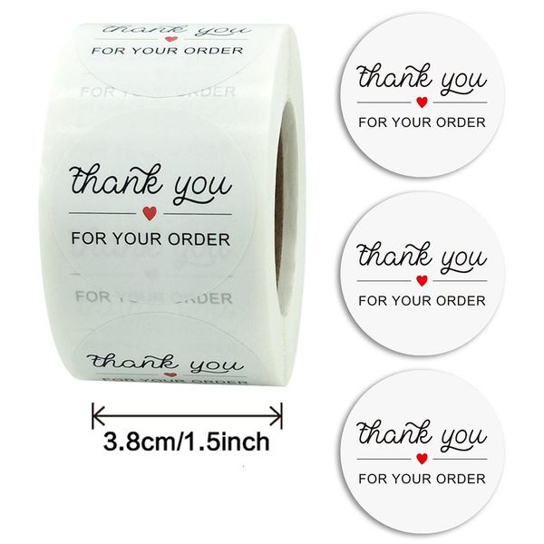 500pcs roll 3.8cm thank you for your order round sticker for shop gift packaging sealing label decoration paper stickers qyllkp mywjqq 
500pcs roll 3.8cm thank you for your order round sticker for shop gift packaging sealing label decoration paper stickers qyllkp mywjqq