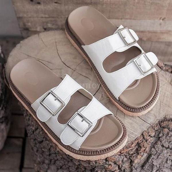 slippers fashion summer women slipper casual sandals outdoor double buckle beach slides zapatillas mujer casa sapatos mulher, Black
slippers fashion summer women slipper casual sandals outdoor double buckle beach slides zapatillas mujer casa sapatos mulher, Black
