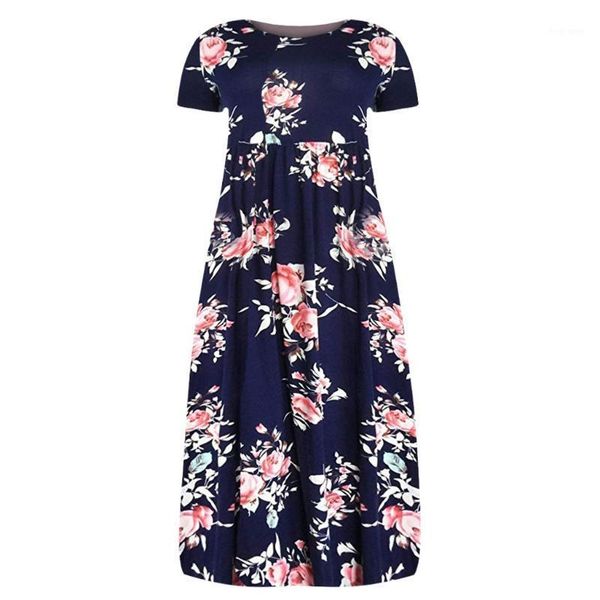 women dress with pockets plus size evening party dresses short sleeve floral print summer dress 2020 o-neck floor-length vestido1, Black;gray
women dress with pockets plus size evening party dresses short sleeve floral print summer dress 2020 o-neck floor-length vestido1, Black;gray