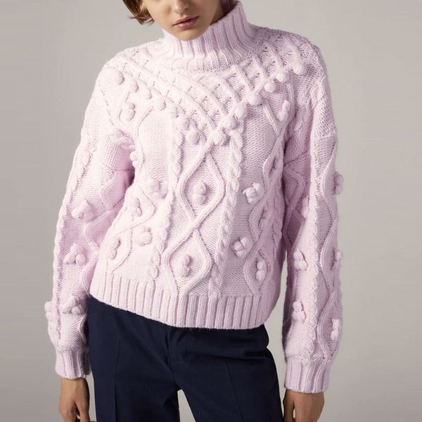 2021 new autumn winter women sweaters quality pullovers warm long sleeve high neck vintage lady sweater qhwg, Black;white
2021 new autumn winter women sweaters quality pullovers warm long sleeve high neck vintage lady sweater qhwg, Black;white